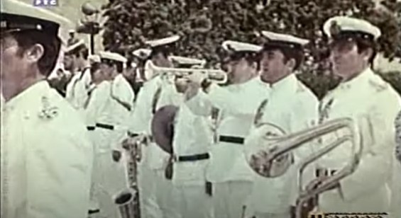 Ovde je Mornarička vojna muzika svirala Tišinu