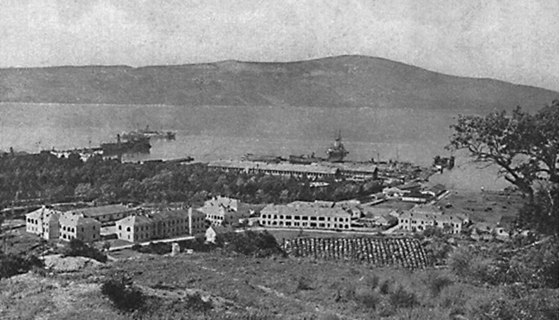 Arsenal i mornaričke kasarne u Tivtu 1920. godine (PLB)