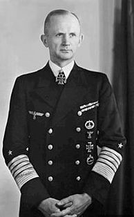 Veliki admiral Karl Denic, komandant podmorničke flote (arhivski snimak)