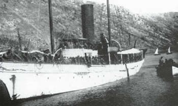 Укрцавање црногорских добровољаца на јахту „Румија“