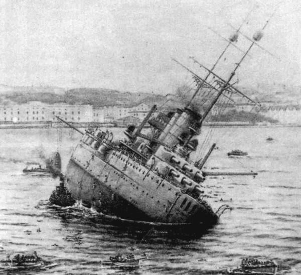 Bojni brod Viribus Unitis potopljen u pulskoj luci