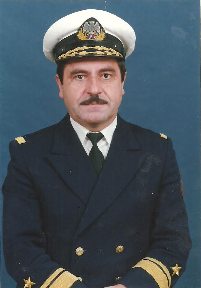 Контраадмирал Милан Радовић,
Начелник штаба Команде РМ